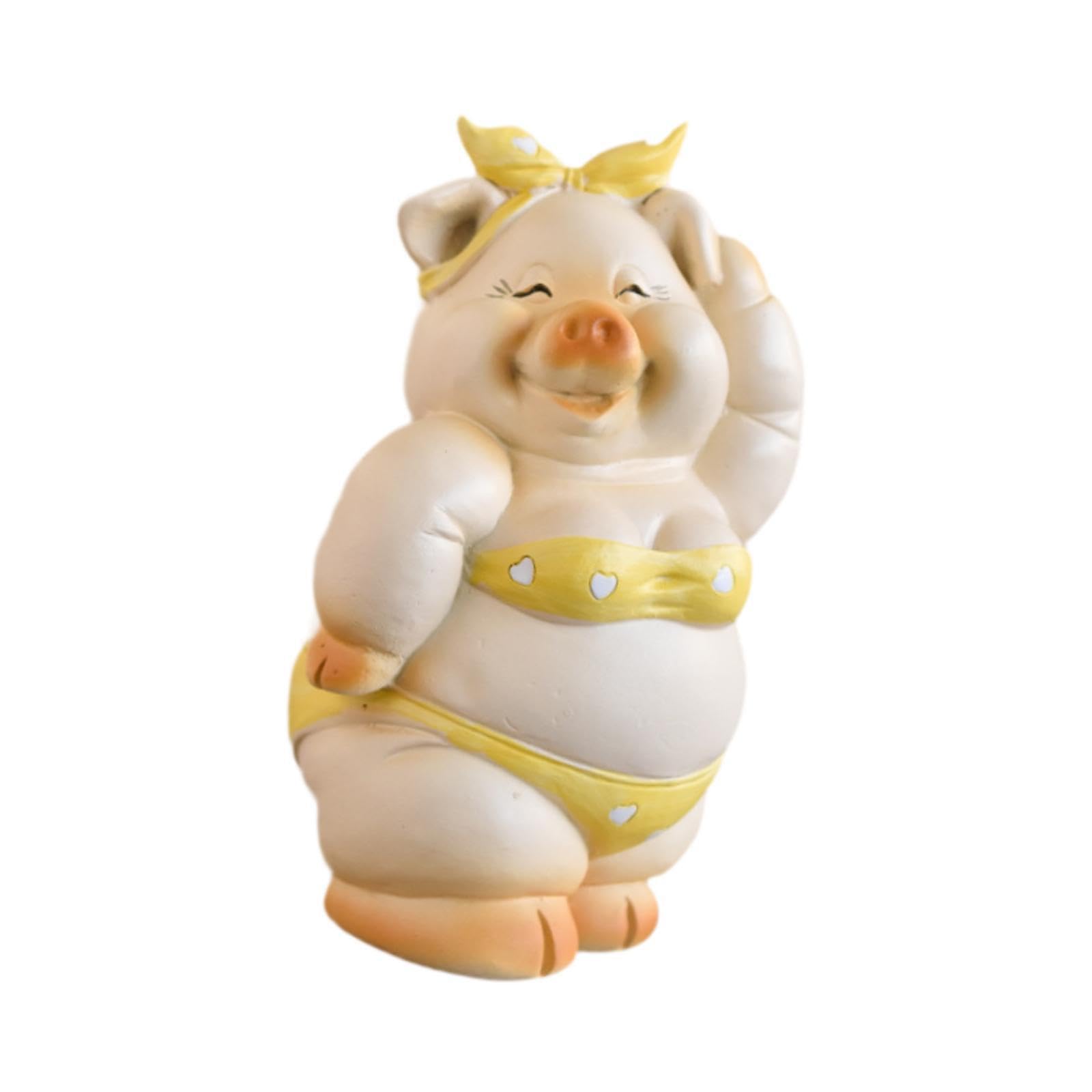 TWISAXC Beautiful Piggy Bank Cute Pig Gifts Decor Adults Encouraging for Creative Saving Techniques While Bringing Cuteness To Home Pig Gifts Decor Cute Piggy Bank Money
