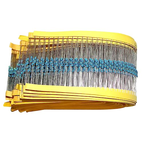 ULTECHNOVO 1460 Unidades Resistor De 50 Ohms Resistor De Filme 1/4w Projetos Eletrônicos Kit De Resi