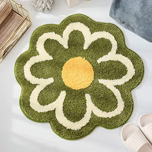 Tapis de douche en forme de fleur pour la douceur de votre routine