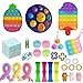 BKPAPTXY Fidget Toys Set, Neuheit Stressabbau-Spielzeug-Set, Packung Planet Bubble Board, Magic Cube und mehr, Mehrfarbig 6, Einheitsgröße