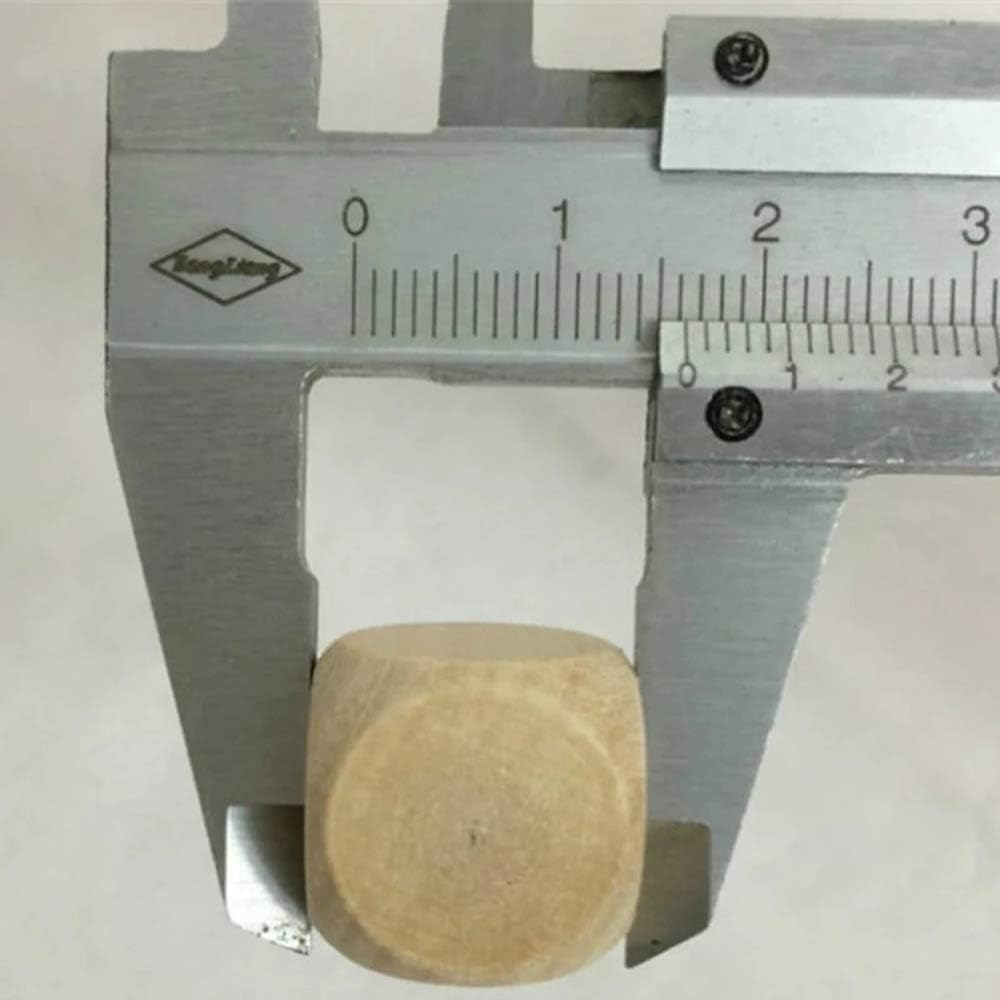 10 Pcs Wooden Dice, 6 Sided Blank Dice Round Corner Cube Dice DIY Graffiti Dice Crafts Toy Dice Board Game Party Supplies Standard Game Dice (1.8cm) - Image 7