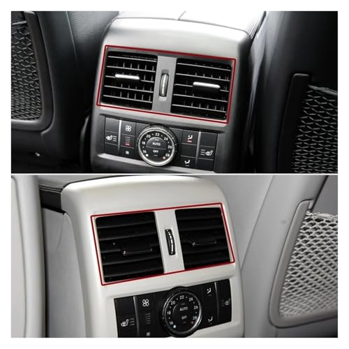 Salida de aire acondicionado para consola central trasera de Benz ML GLE W166 con rejilla 6