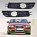 RKRZLB Griglia fendinebbia Adatta for 2PCS Anteriore Destro-Sinistro della Nebbia della della Lampada Griglia Griglia Fit for Audi A6 / A6 Quattro C6 2005 2006 2007 2008