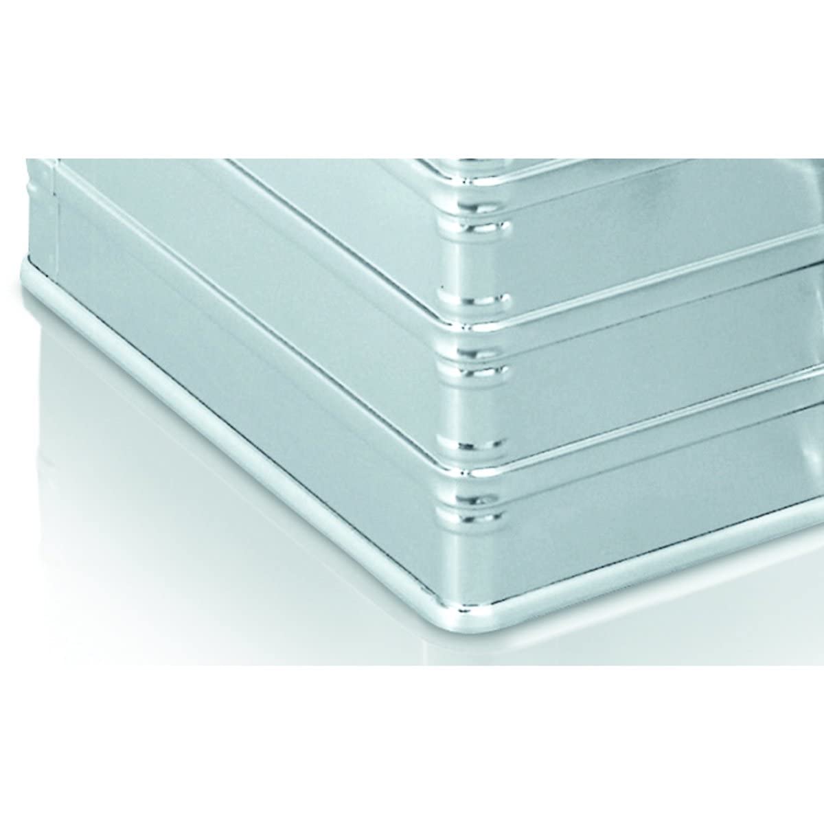 Zarges | Transport- und Stapelkasten aus Aluminium | Volumen 117 l, rollenbahngeeignet