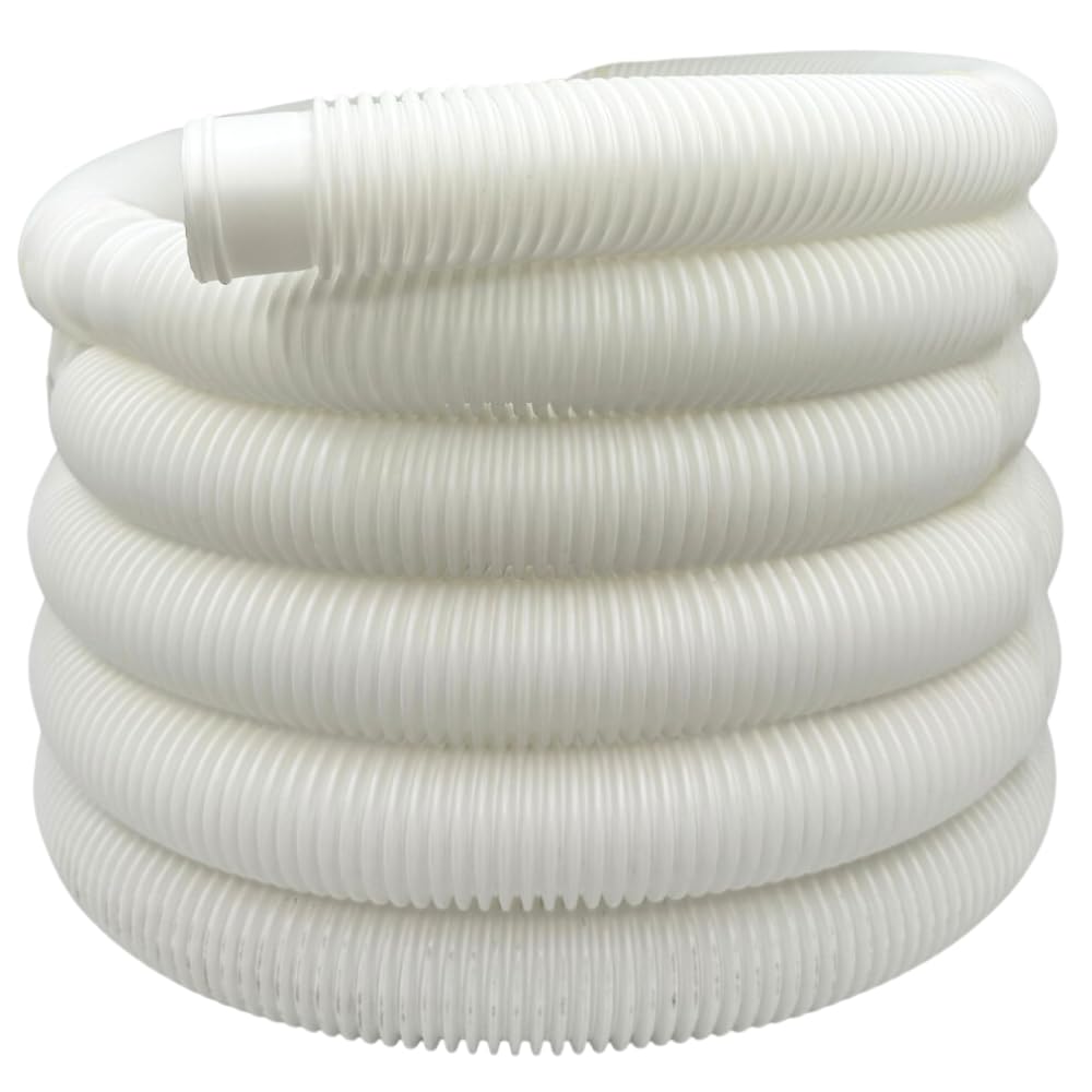 Acquaverde Tubo Per Piscina Galleggiante 2 Metri ø 38 Mm - Flessibile E Sezionabile Con Manicotti