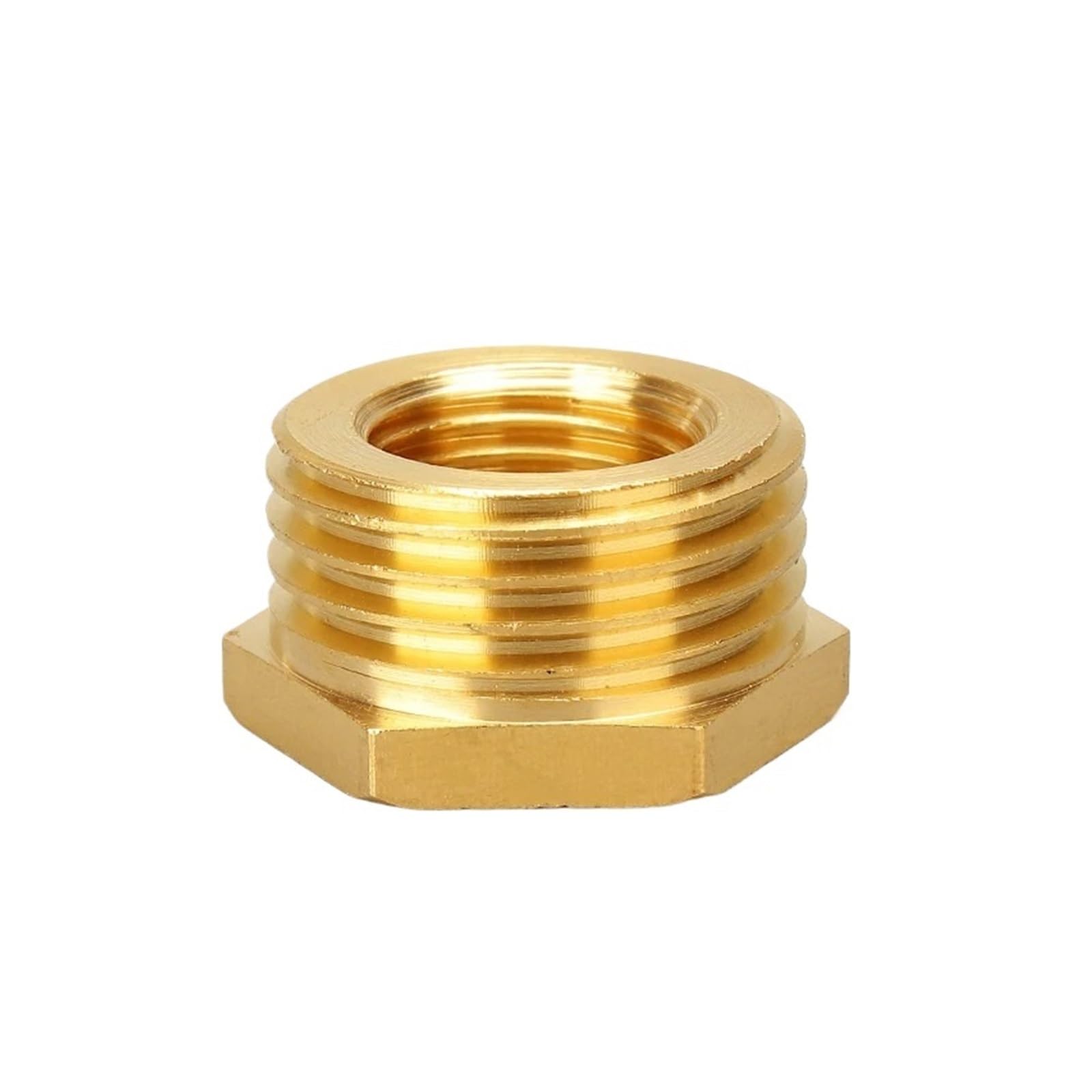 Réducteur en laiton, douille hexagonale, adaptateur de réduction BSP mâle