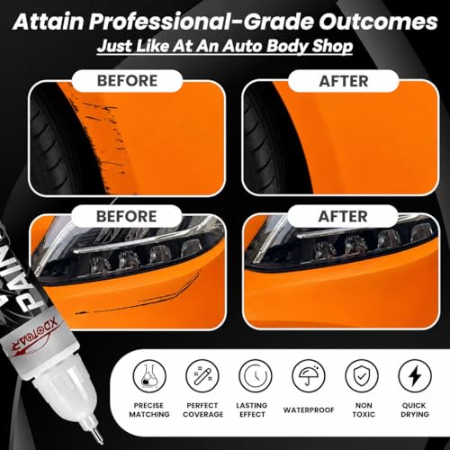Image of XDOTOAR Car Touch Up Paint for Maruti Suzuki Swift Novel Orange (WBL) | 2K Paint Technology | Exact Color Match | Car Scratch Repair Paint Pen | Automotive Touch Up Paint | Quick Drying | Rust Protection | 18ml