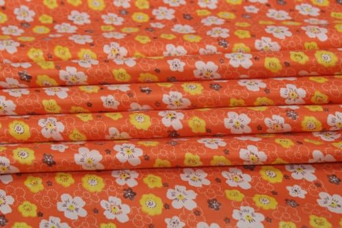Image of The Furnishing Tree Elastic Oval Dining Table Cover WxL 42x72 in Inches Polyester Mini Floral Pattern Orage