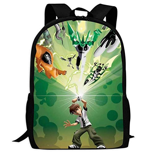 10 Boy Ben 4 Mochilas Portátil Bolsa de Impresión 3D Niños Escuela Casual
