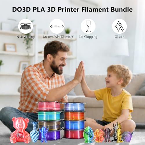 Image of Silk PLA 2 Color in 1 Coextrusion 3D Printer Filament Bundle: White /Red, White /Blue, Blue /Purple, Lime GreenBlue, RedGold, RedBlack, GoldBlack, PurpleBlack, 2Kg Dual Color Silk PLA, 250g x 8