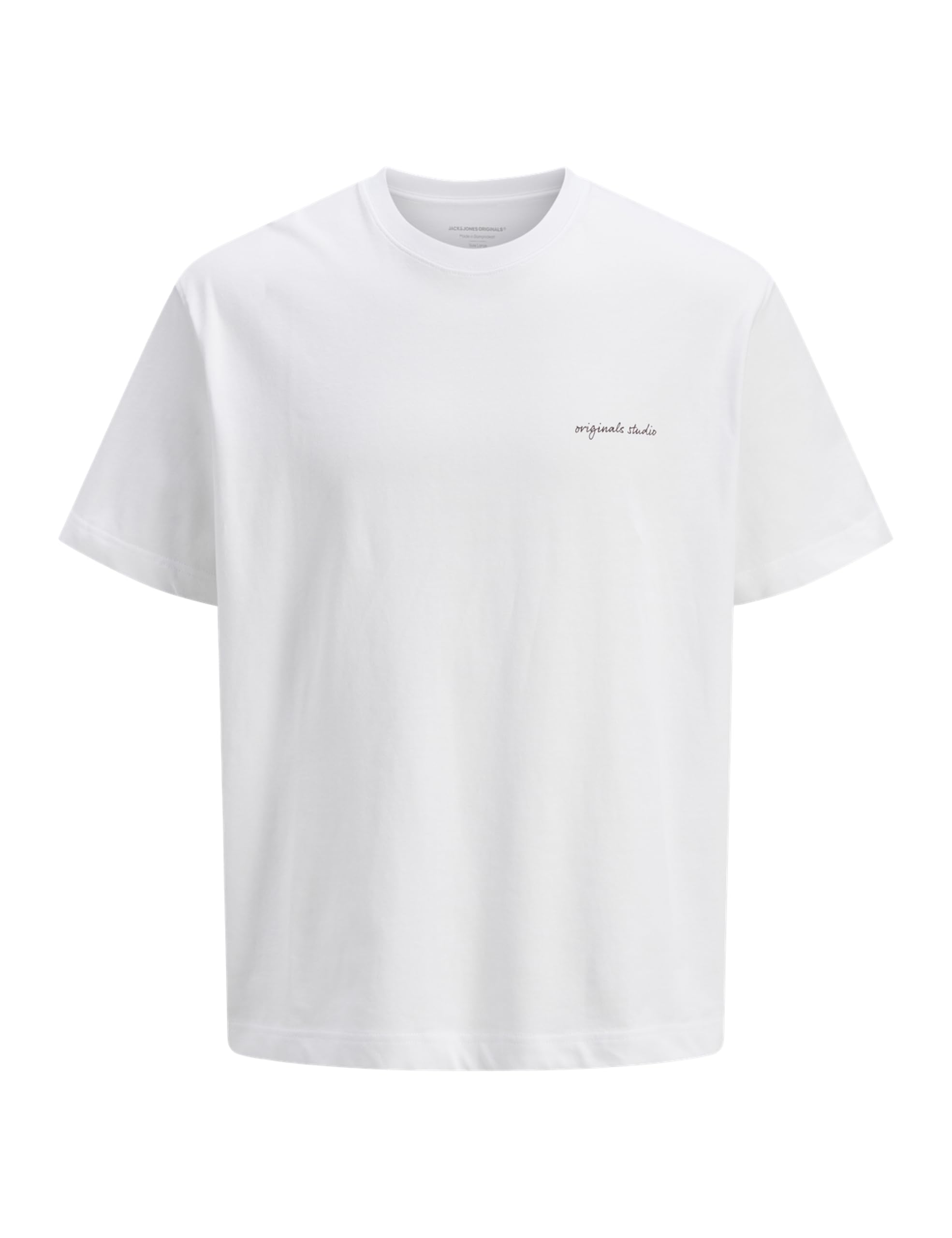 Jack & Jones Jormarrakesh Back Tee SS Crew Neck, Bright White, XXL