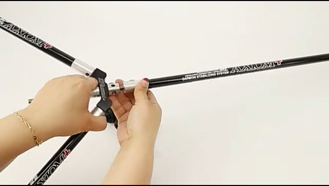Set Stabilisateur Tir à L'Arc Wolfman - Tiges Carbone 3K 30/12/4 Pouces - Pour Arc Classique Et Poulies