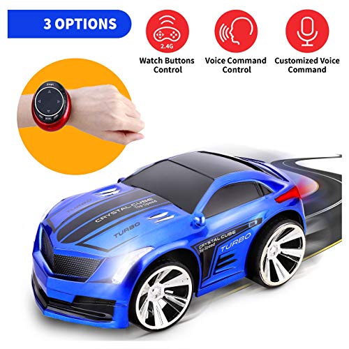 MEG Voice Control Car, RC Remote Controlled Car with a Smartwatch Remote, 3