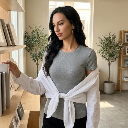 Image of ASAIR Ribbed Tshirt for Women