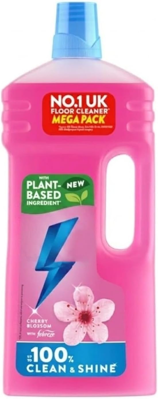 All Purpose Multi-Surface Floor & Kitchen Cleaner Cherry Blossom 1.5L | Removes Grease, Dirt & Everyday Grime | Fresh Fragrance for Floors, Kitchens & Hard Surfaces