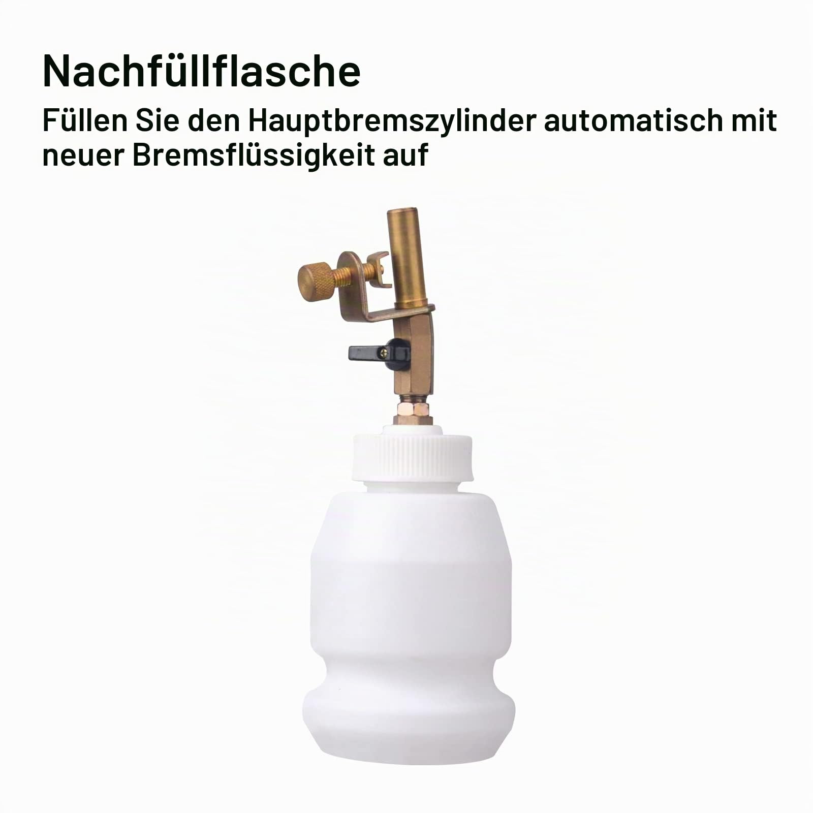 DAYUAN 2L Bremsenentlüftungsgerät Druckluft Bremsflüsigkeitsentlüftungs Set