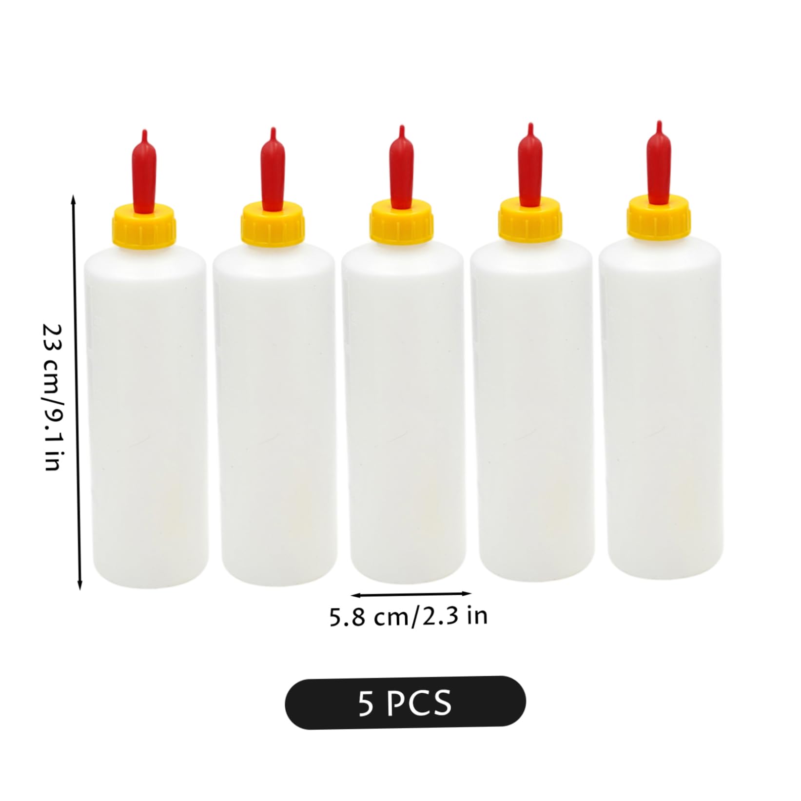 5PCS Biberon de Chèvre 400ml Biberons de Chèvre idéaux pour Nourrir les Bébés Chèvres Biberon d'Agneau avec Tétines Remplacement Idéal pour Nourrir le Bétail Veau d'Agneau Mouton