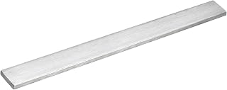 uxcell 304 Stainless Steel Flat Bar 1/8" x 1-3/16" x 11-3/4" Brushed Finish Trim Strips for Kitchen DIY Crafts