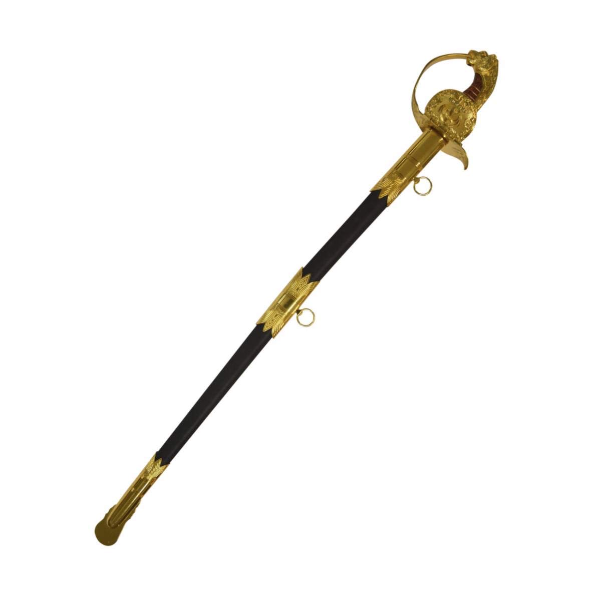 Joh.Vogler GmbH German Officers Decorative Marine Sabre with Lion Head and  Sheath Gold-Plated WWI 1900 : Amazon.de: Toys