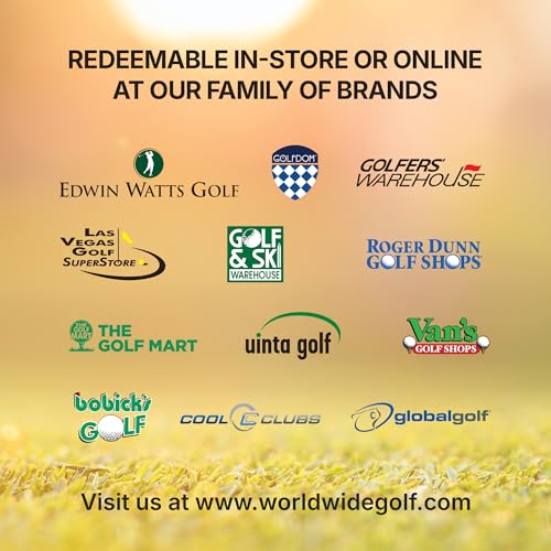 Worldwide Golf $100 Physical Card