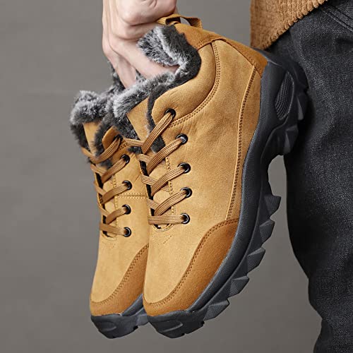SNEKARMIN Men Snow Boots Outdoor Shoes For Male Thick Sole Sneakers for Men Winter Shoes Botines Tenis Keep Warm Fluff Mens Ankle Boots3
