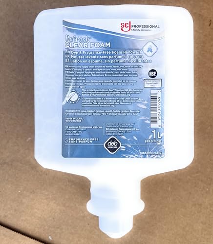 Image of SC Johnson Professional REFRESH CLEAR FOAM HAND SOAP 1 LITER, Pack of 1