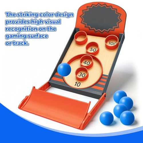 Image of Jenaai 6 Pack Arcade Ball Roll and Score Replacement Balls 2.48 Inch for Family Recreation Rooms, Ladder Toss, Outdoor Yard Replacement Balls for Arcade Ball Toss, Home Recreation Game