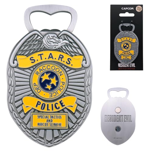 Resident Evil Police Badge Bottle Opener