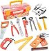 PowerTRC Tool Box Play Set | 26 Pieces of Equipment | Kids Play Tool Set | Pretend Tools