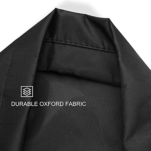 Billiard Pool Table Cover Waterproof, 8Ft Ping Pong Table Cover Outdoor 600D Heavy Duty Oxford Fabric For All Season Sun Rain Snow Dust Protection, Black #TOP3