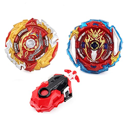 Toupie Burst (B-172,B-173) avec Launcher (B-184) Gyro Métal Super Combat Jouets Classiques pour Enfants Adulte (002) Cover