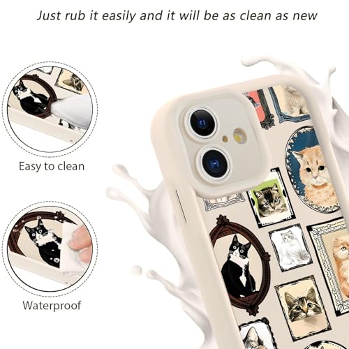 Coque iPhone 17 chat mignon silicone fine et antichoc - 6