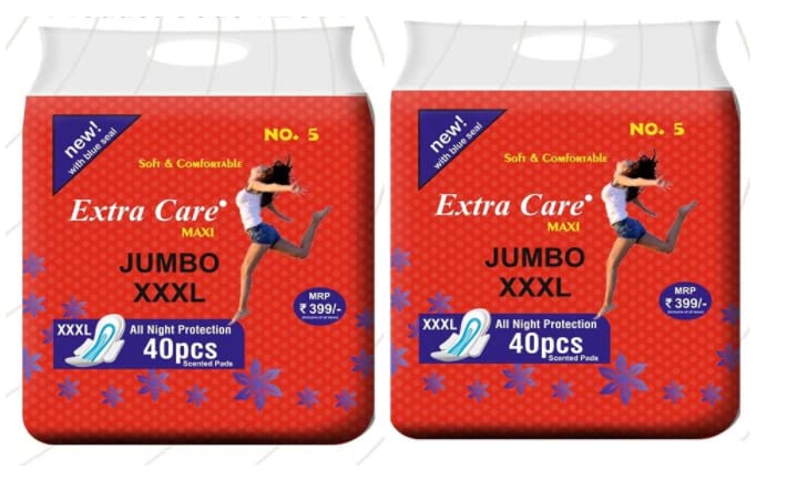 ALIZEE Extra Care Sanitary Pads Red Maxi for Women XXXL (40 pads) COMBO pack of 2 (B0BHJLBZQB) Amazon Price History, Amazon Price Tracker