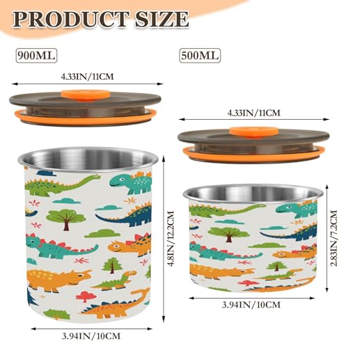 Lata hermética para café Blueangle 17oz acero inoxidable miniatura 2