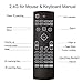 BIFANS MX3 Air Remote Mouse,2.4G Multifunctional Backlit Remote Control, Mini Wireless Keyboard & Infrared Remote Control Learning for Android TV Box,HTPC,IPTV,PC, MAC,PS3,Pad,Xbox