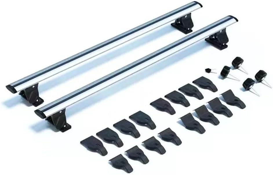 Locked Roof Rack Cross Bars Fits for Tundra 2007-2021 Without roof Side Rails Adjustable Aluminum Roof Rails Crossbars Luggage Cargo Carrier