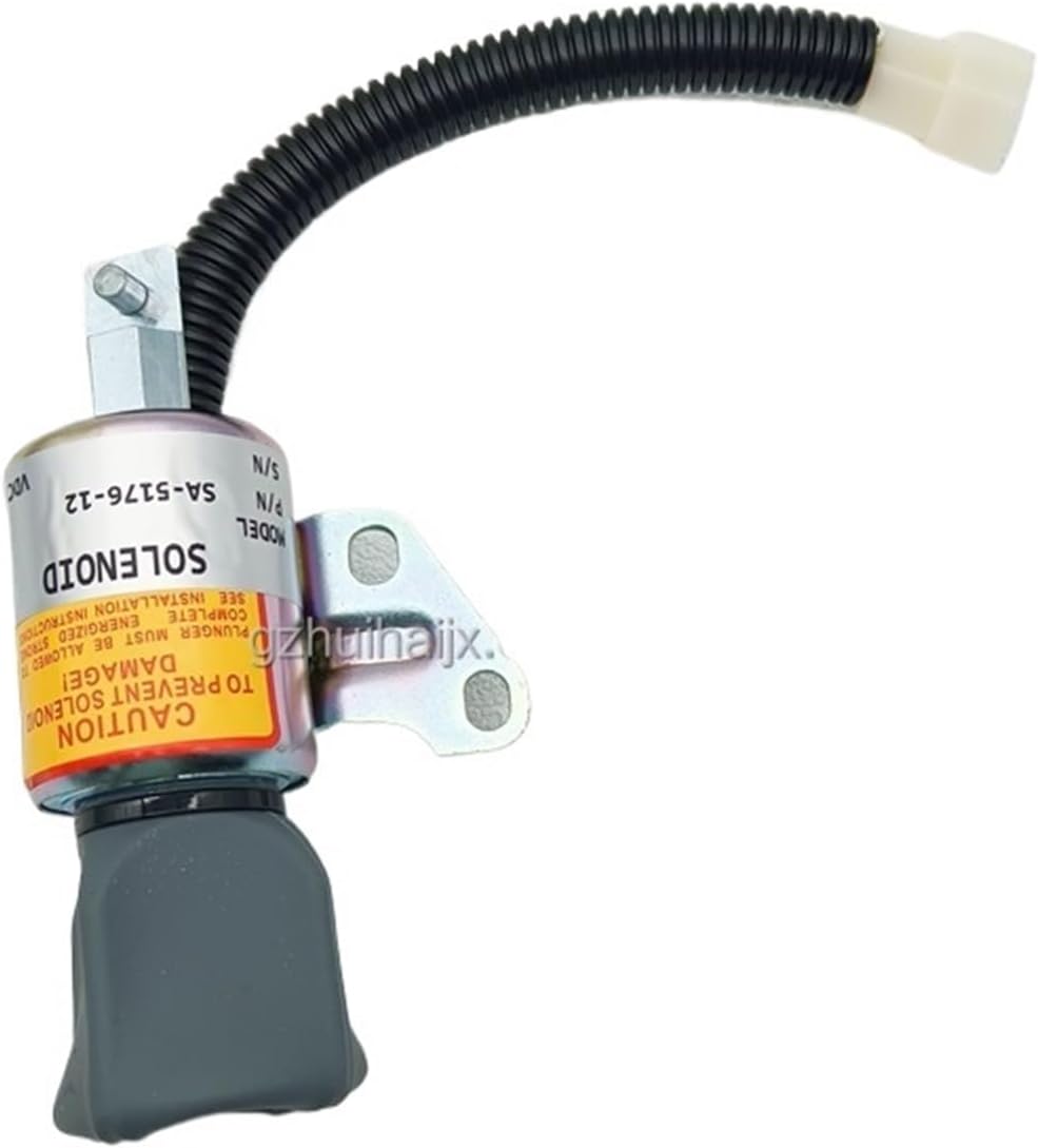 1pc Machinery parts 24 Volts Fuel Engine Shutdown Solenoid SA-5176-12 Fuel Stop Solenoid Control Valves SA517612