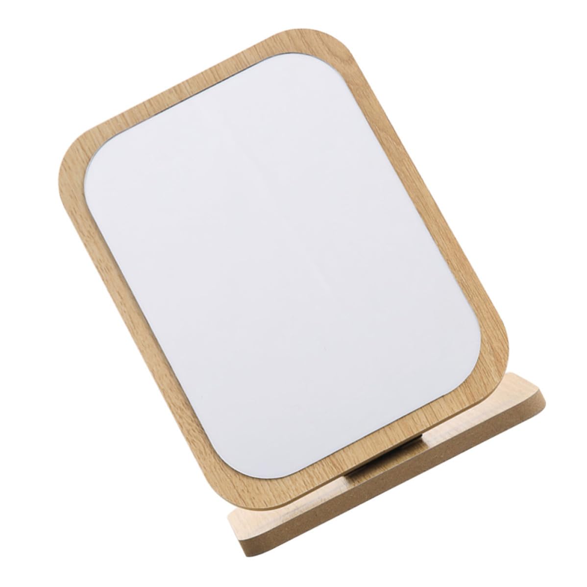 Espejo de escritorio KICHOUSE beige para un tocador elegante y baños pequeños
