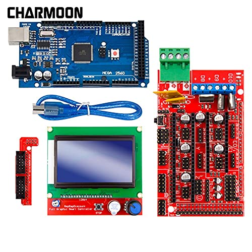Lysee 3D Printer Parts & Accessories - 3D Printer Parts Excellent R3 Mega2560 REV3 +RAMPS 1.4 Controller +RAMPS1.4 LCD 12864 LCD for kit - (Size: 1Pcs RAMPS 1.4)