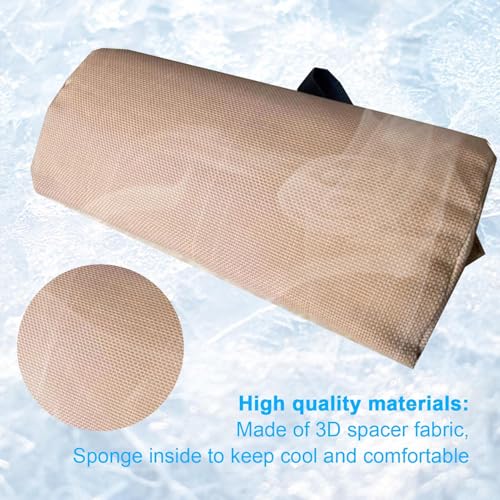Almohada para cuello regulable con diseño transpirable y cojín ergonómico de oficina 6