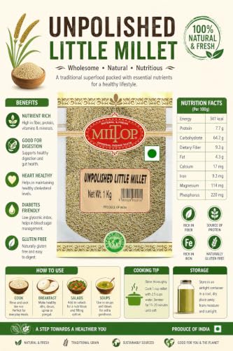Image of Miltop Unpolished Little Millet 1 kg