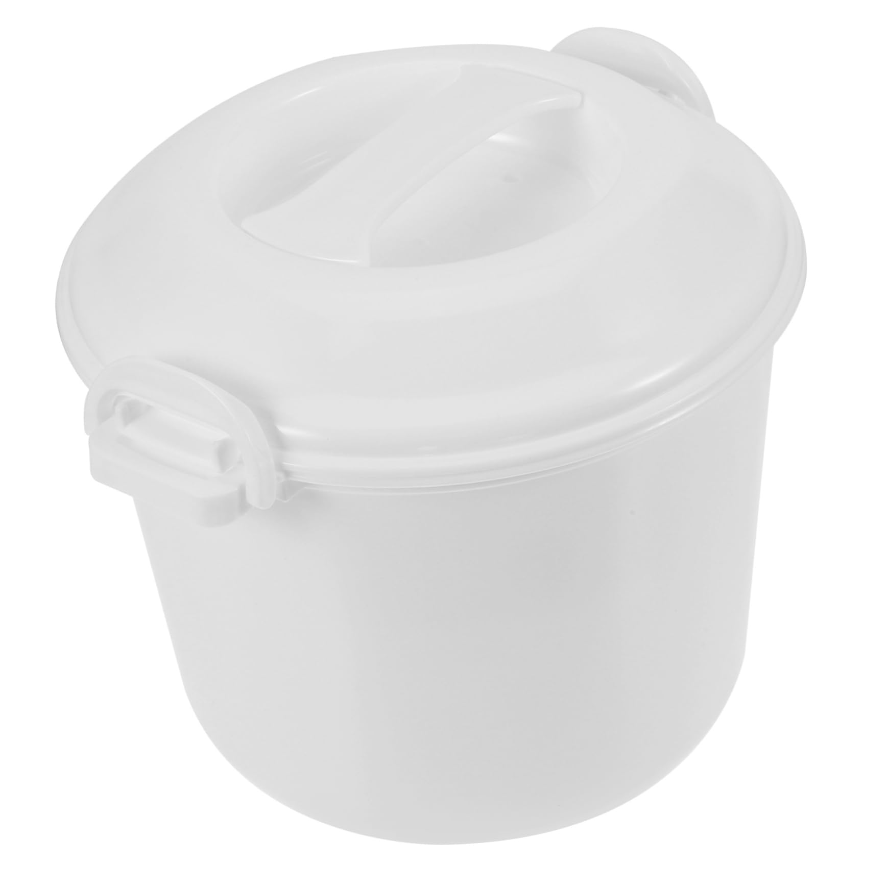 Amosfun 1set Microwave Rice Cooker with Steaming Tray Rice Container for for Home Office and Parties Lightweight Design with Cooking Preferences