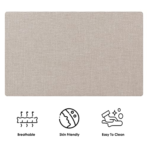 Hostack Queen Size Bed Frame, Linen Fabric Upholstered Platform Bed Frame With Adjustable Headboard, Diamond Tufted Mattress Foundation With Wood Slats, Easy Assembly, No Box Spring Needed, Beige #TOP7