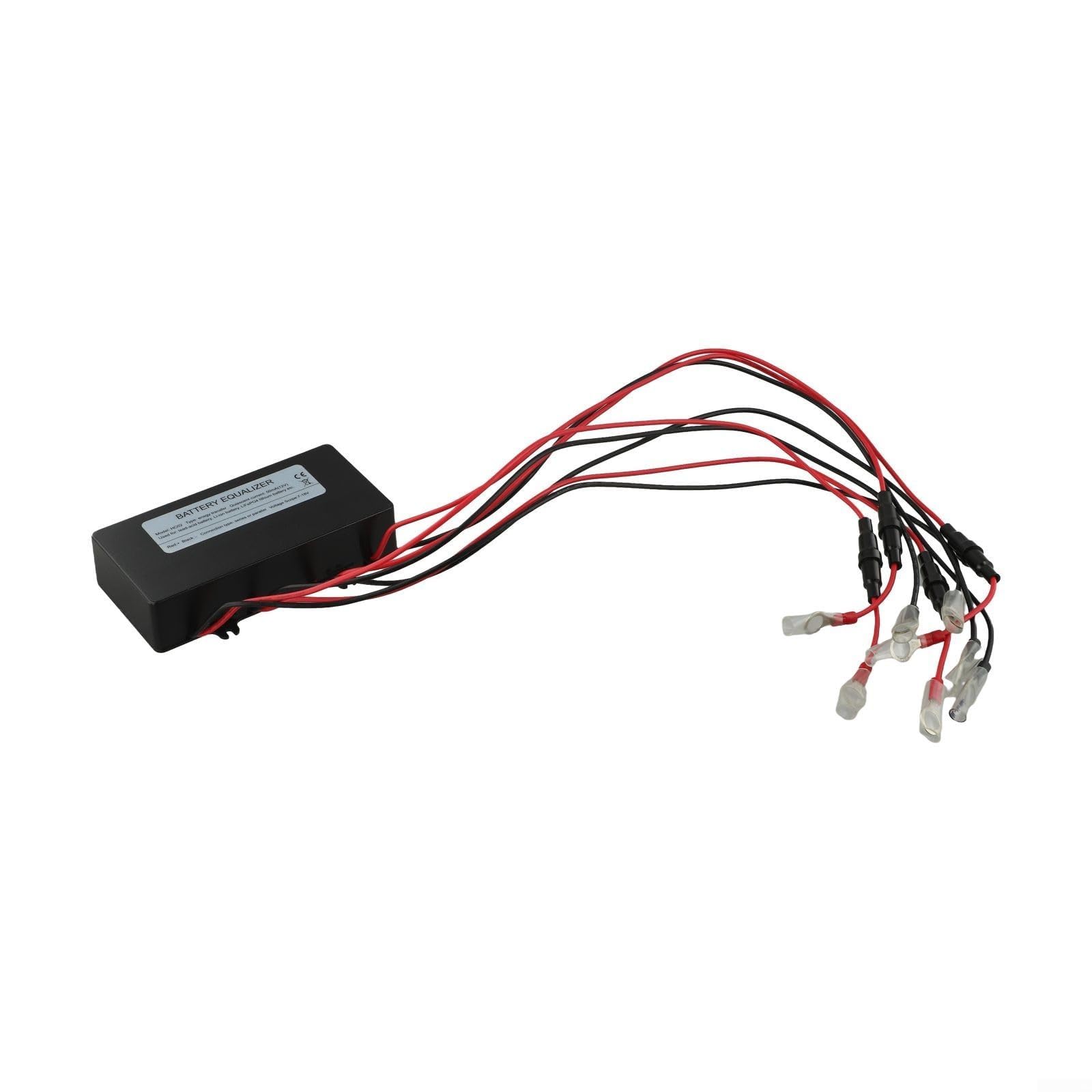 Intelligenter Batteriespannungsausgleicher, 24 V, 48 V, LED-Display, Lade-Entladungs-Equalizer mit Niederspannungs-Trennschalter für Serienverbindungen (HC02 (mit))