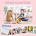 Kids Camera for Girls and Boys, Kids Digital Dual Camera 2.0 Inches Screen 20MP Video Camcorder Anti-Drop Children Cartoon Selfie Camera, Camera for Kids with Games, Birthday Gift, 32GB Memory Card