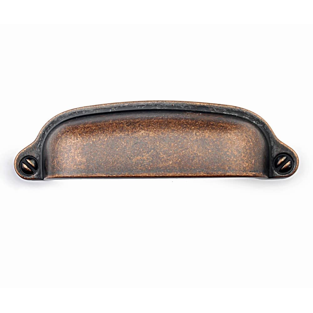 antique copper 3 in (76mm) CTC cabinet pulls product photo