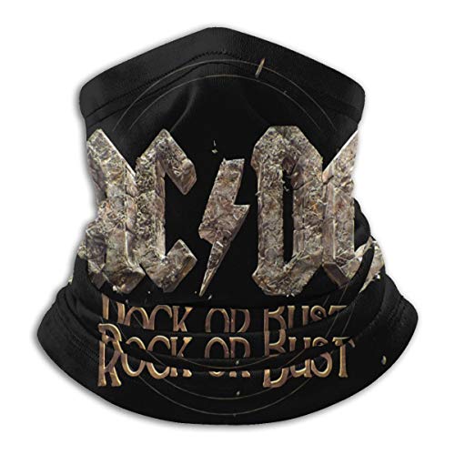 ACDC Rock Or Bust Face Shield - Multipurpose Neck Gaiter,Elastic Face Mask