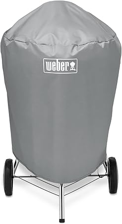 Weber 22‑Inch Charcoal Kettle Grill Cover – Premium Heavy‑Duty Polyester,