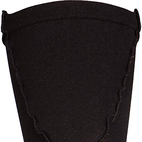 Truform Surgical Stockings, 18 Mmhg Compression For Men And Women, Thigh High Length, Closed Toe, Black, Large #TOP7