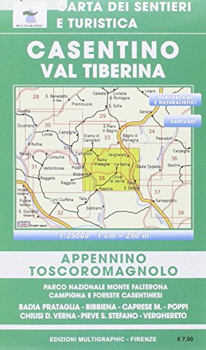 Casentino, Val Tiberina 1:25.000